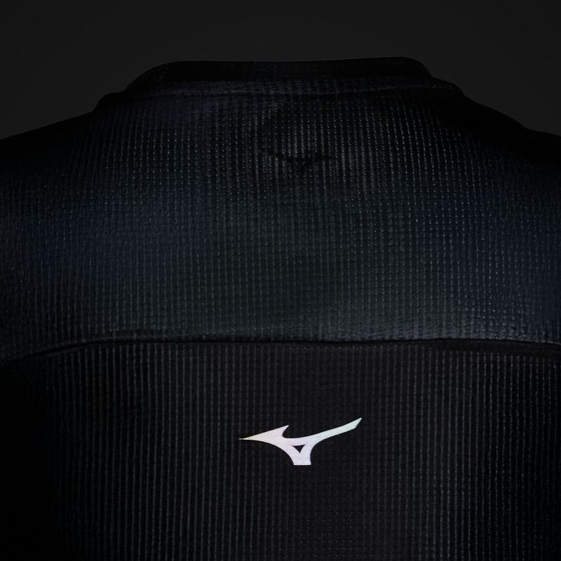 Maglietta da corsa da uomo Mizuno DryAeroFlow Graphic Tee nero 4