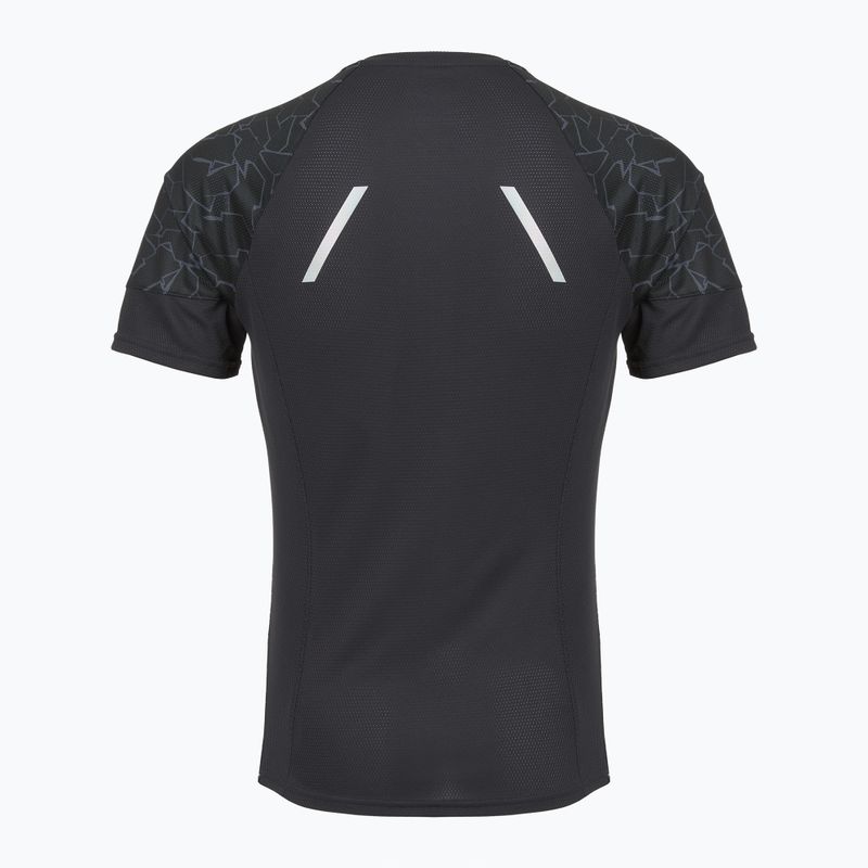 Maglietta da corsa Mizuno Graphic Trail Tee uomo nero 2