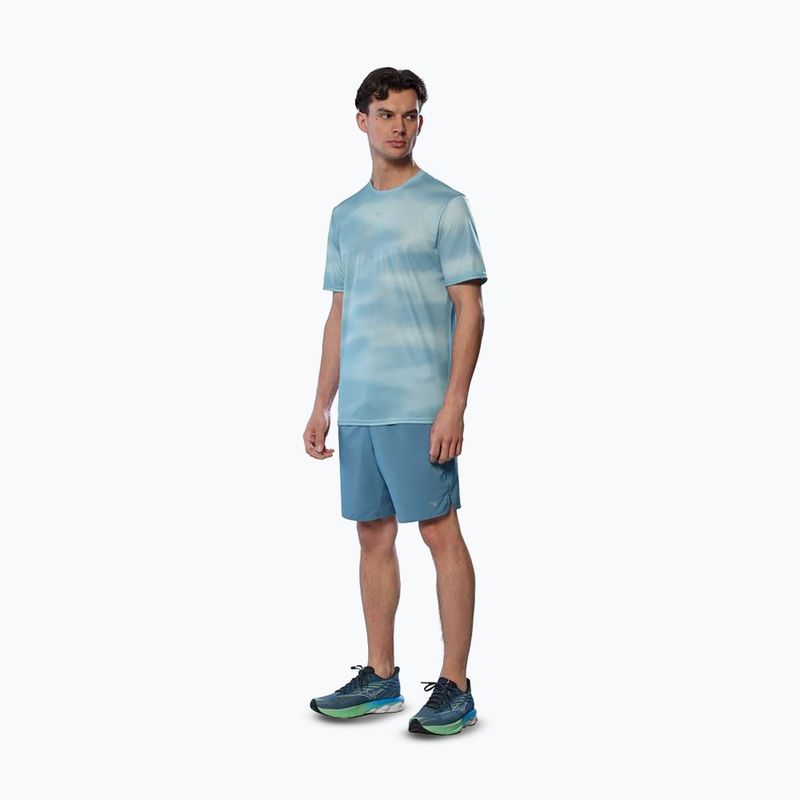 Maglietta da corsa da uomo Mizuno Core Graphic Tee blu nuvola 2