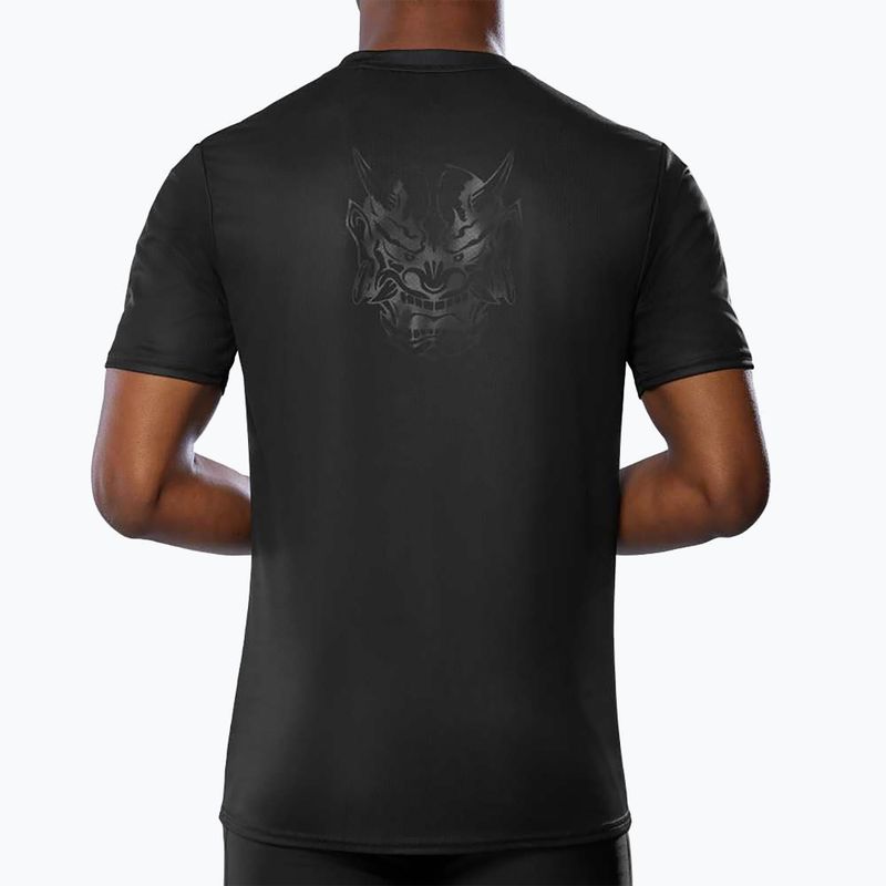 Maglietta da corsa da uomo Mizuno Core Graphic Tee nera oni 3