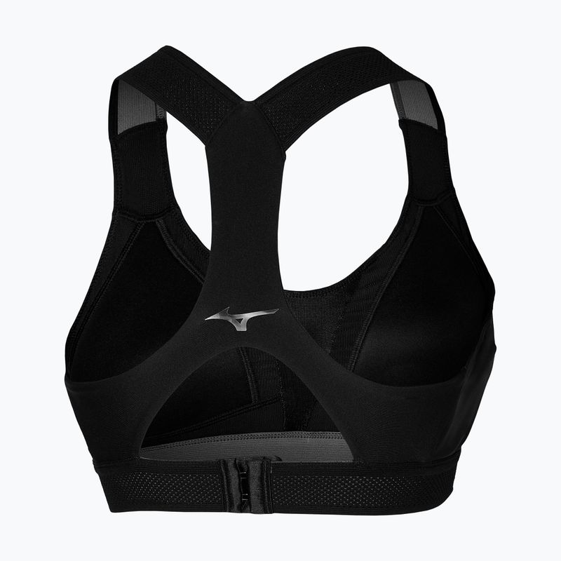 Reggiseno sportivo Mizuno Tech High Support nero 2