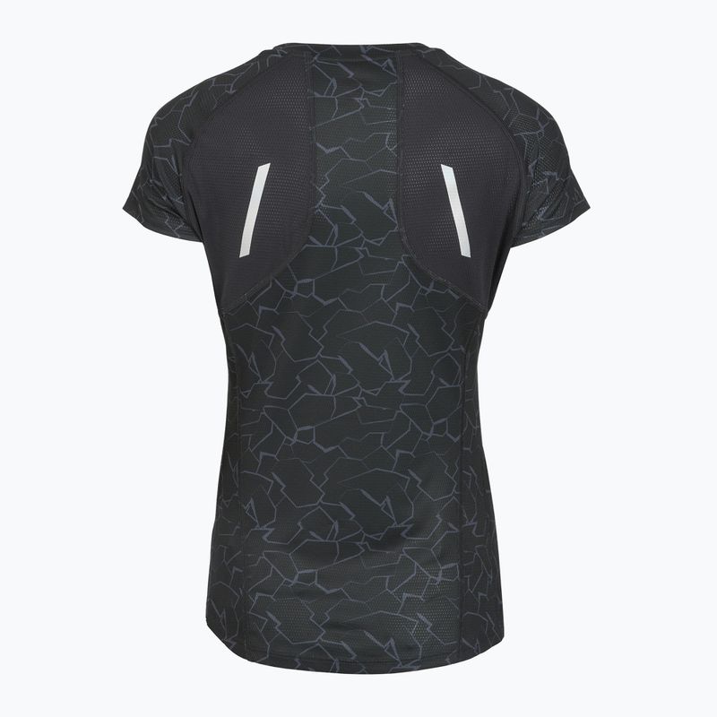 Maglietta da corsa da donna Mizuno Graphic Trail Tee nero 2
