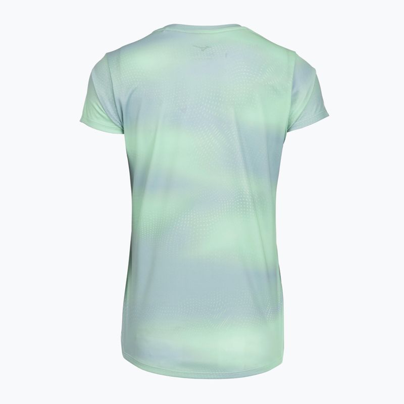 Maglietta da corsa da donna Mizuno Core Graphic Tee flash mint 2