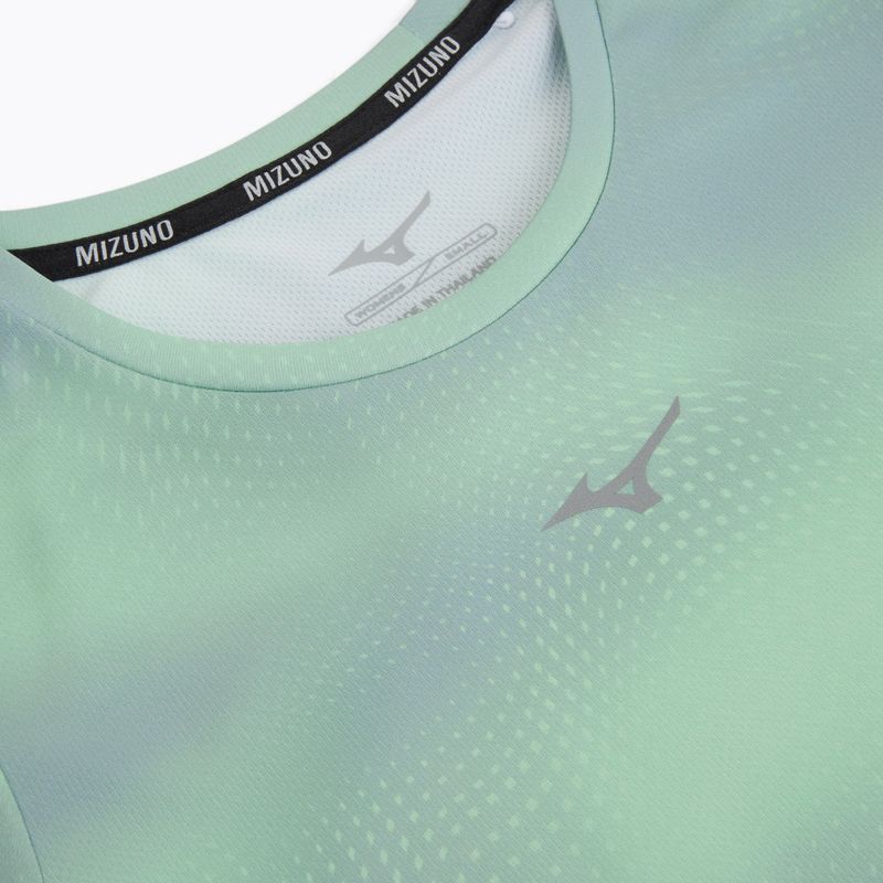 Maglietta da corsa da donna Mizuno Core Graphic Tee flash mint 3