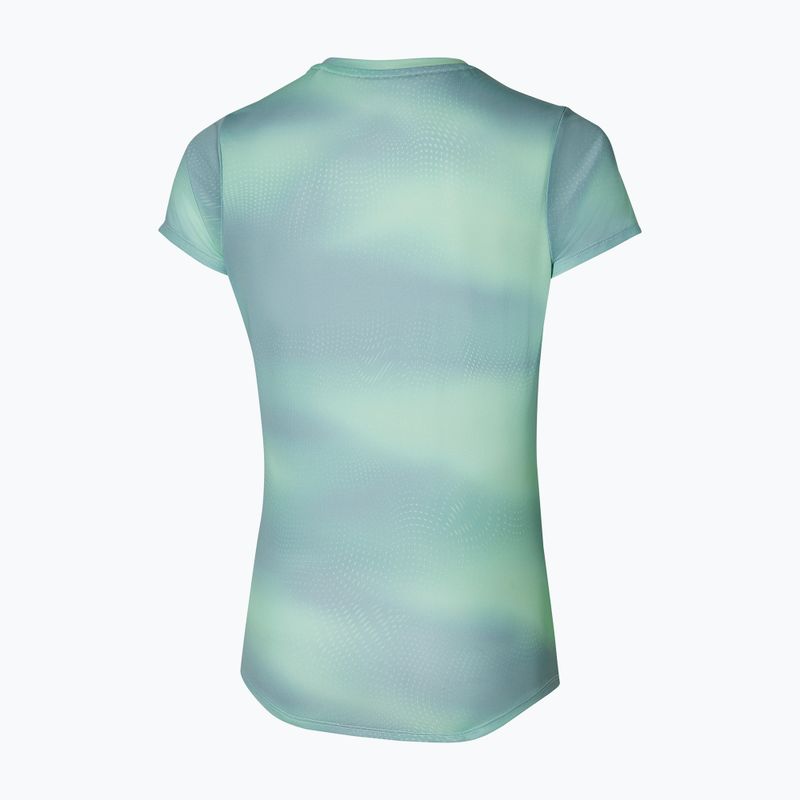 Maglietta da corsa da donna Mizuno Core Graphic Tee flash mint 2