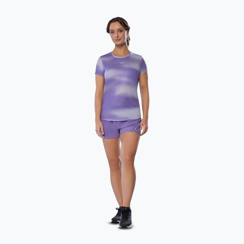 Maglietta da corsa da donna Mizuno Core Graphic Tee thistle 2