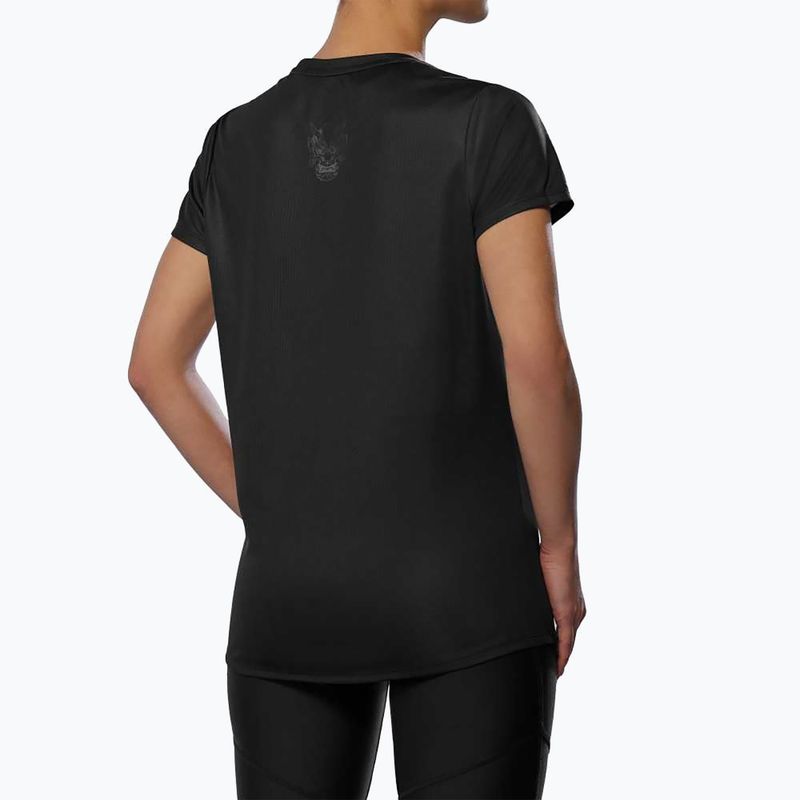 Maglietta da corsa da donna Mizuno Core Graphic Tee nera oni 4
