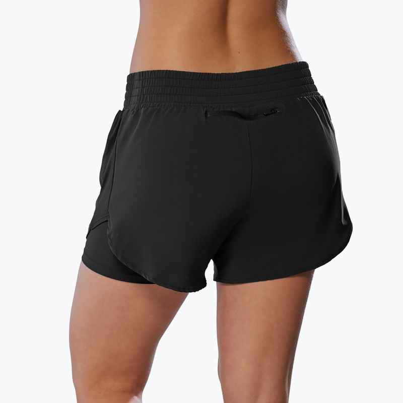 Pantaloncini da corsa da donna Mizuno 2IN1 4,5" nero 2
