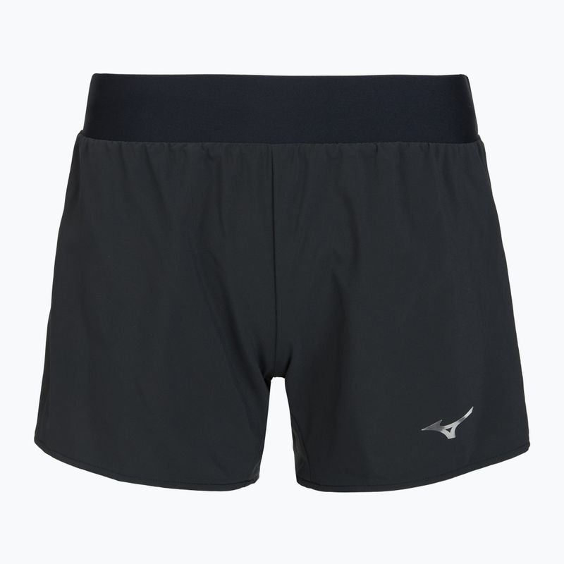 Pantaloncini da corsa da donna Mizuno Alpha 4.5" nero