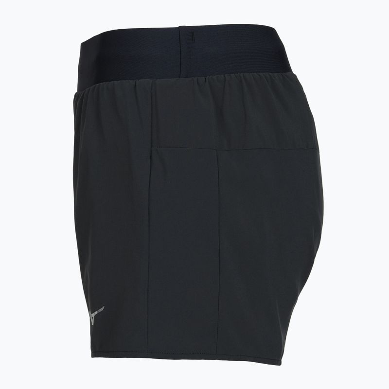 Pantaloncini da corsa da donna Mizuno Alpha 4.5" nero 3