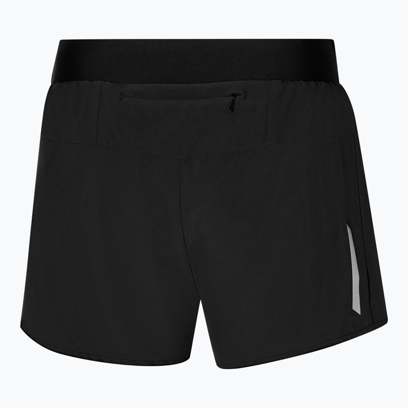 Pantaloncini da corsa da donna Mizuno Alpha 4.5" nero 2