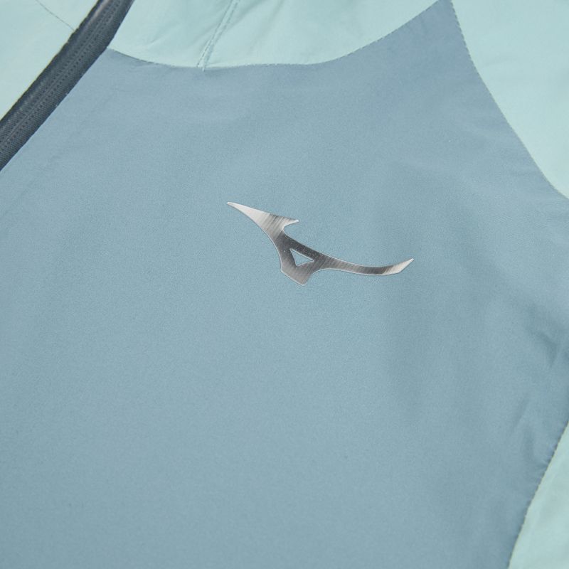 Giacca da corsa donna Mizuno Waterproof 20K ER cloud blue 5