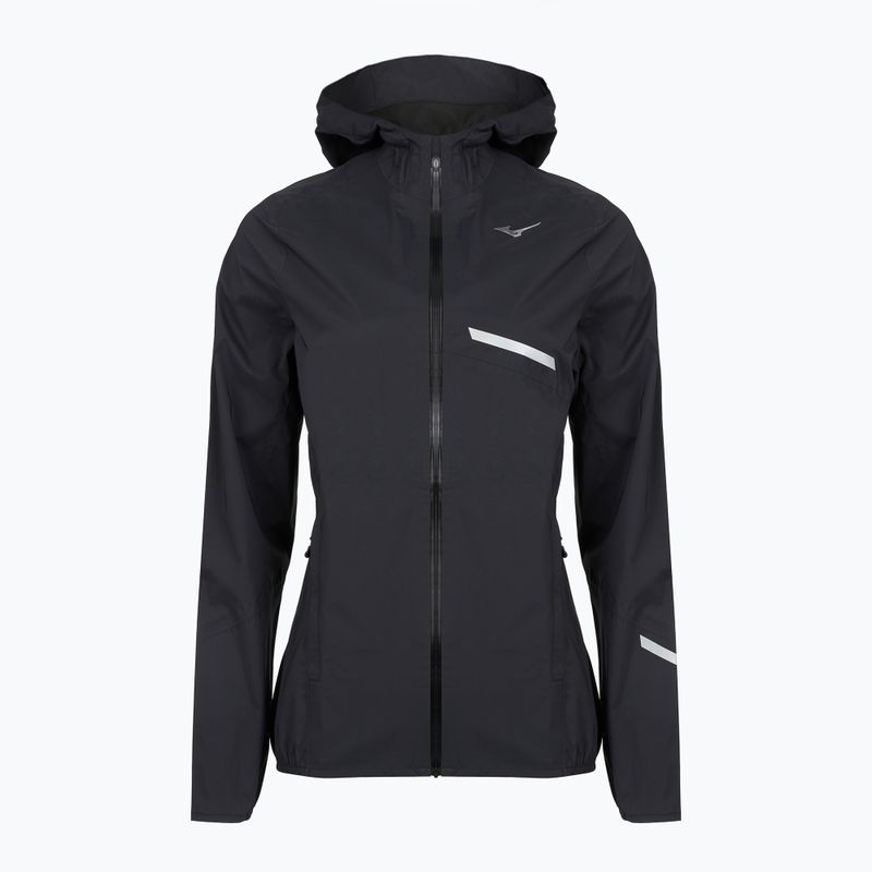 Giacca da corsa da donna Mizuno Waterproof 20K ER nero
