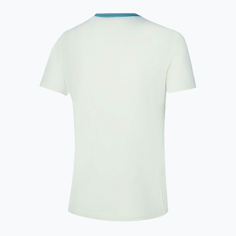 Maglietta da tennis da uomo Mizuno Shadow Tee S25 bianco 2
