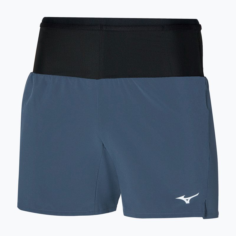 Pantaloncini da corsa Mizuno Multi Pocket da uomo, vintage indigo