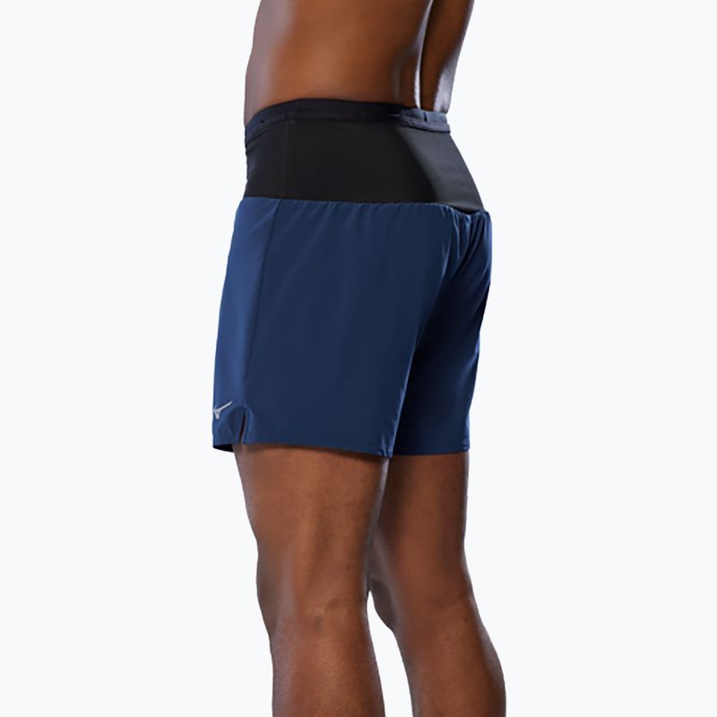 Pantaloncini da corsa Mizuno Multi Pocket da uomo blu estate 2