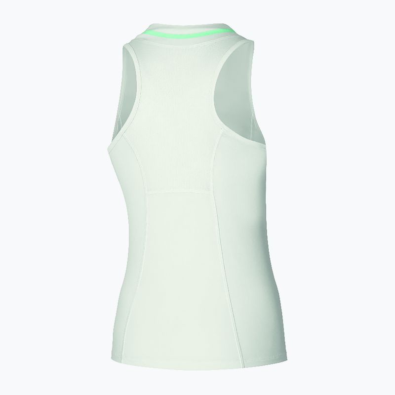 Maglietta Mizuno Frontier Tank W bianco/blu da donna 2