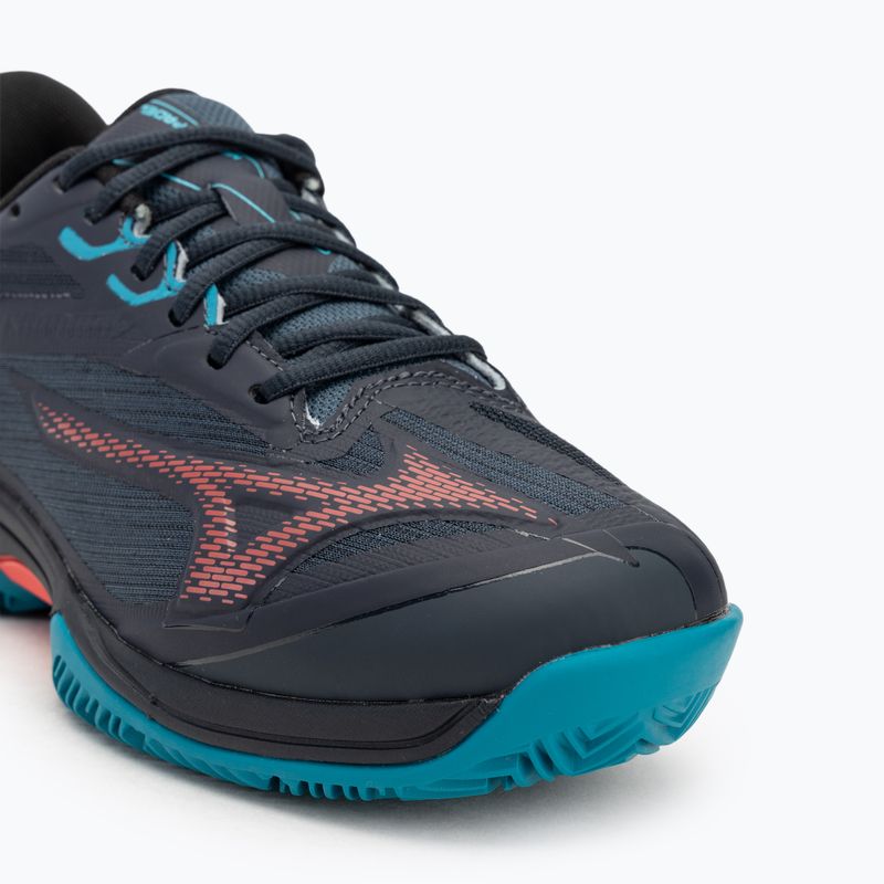 Uomo Mizuno Wave Exceed Light 2 Padel salute / ibisco / blu smalto padel scarpe 7