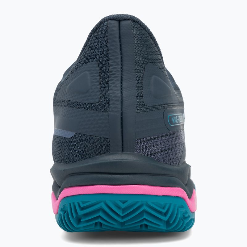 Scarpe da padel donna Mizuno Wave Exceed Light 2 Padel mezzanotte marina/fucsia viola/blu smalto 6