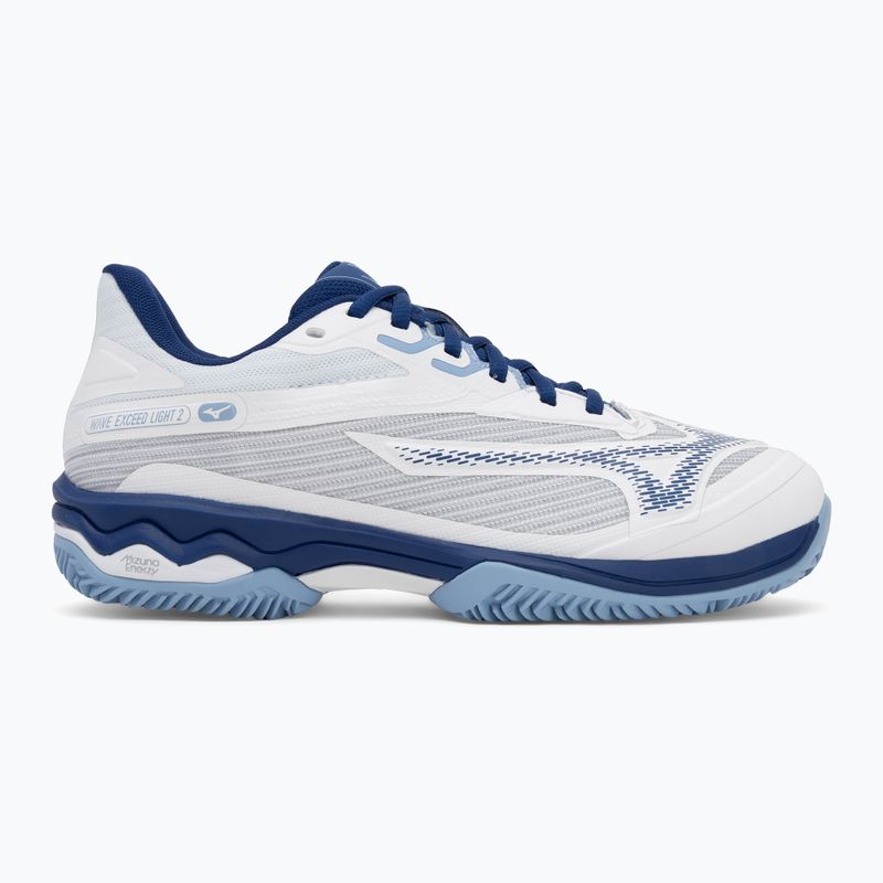 Scarpe da tennis da donna Mizuno Wave Exceed Light 2 CC bianco/blu bellwether/blu bel air 2