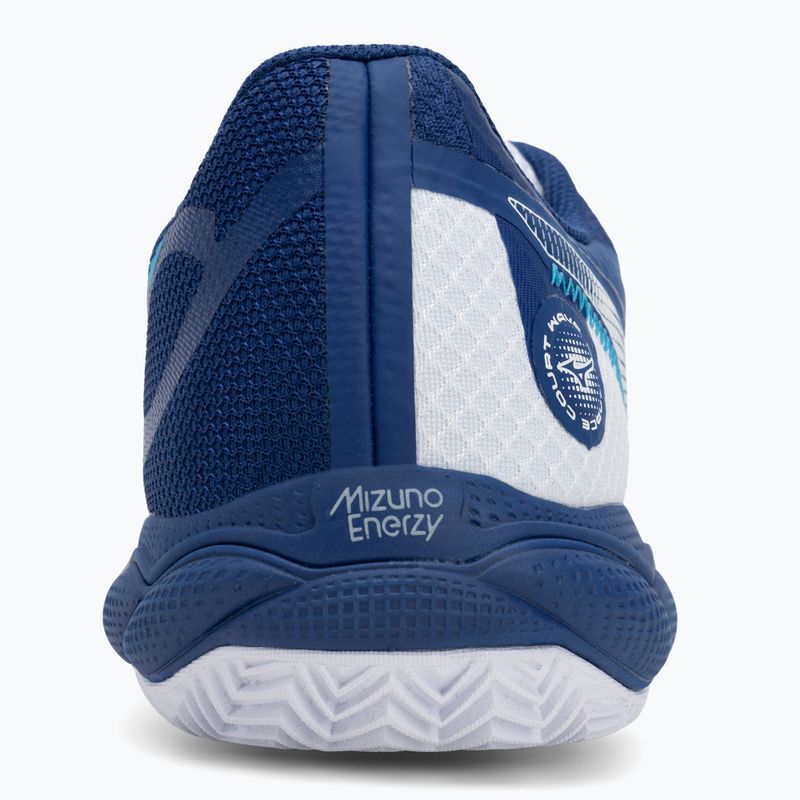 Scarpe da tennis da uomo Mizuno Wave Enforce Court CC blu bellwether/bianco/blu fjord 6