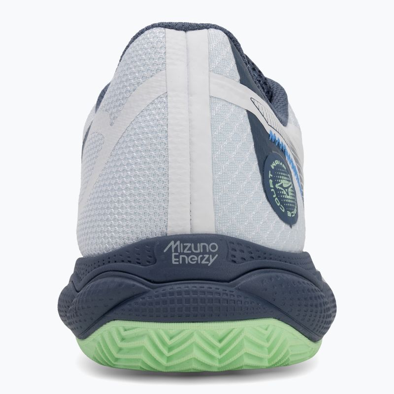Scarpe da tennis da uomo Mizuno Wave Enforce Court CC bianco/ indaco vintage/ neo mint 6