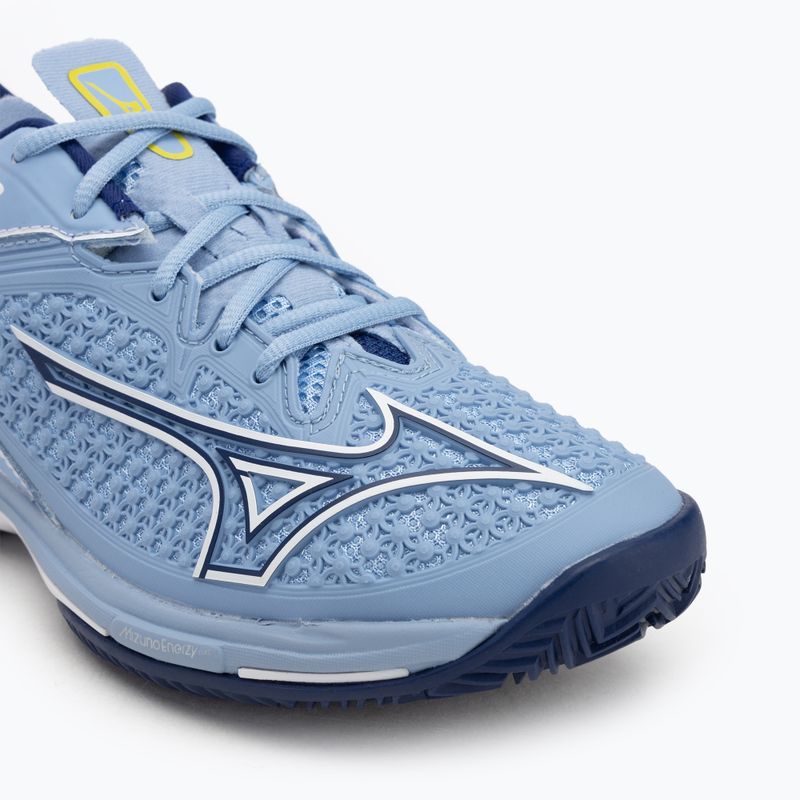 Scarpe da tennis da donna Mizuno Wave Exceed Tour 6 CC bel air blue/ bellwether blue/ white 7