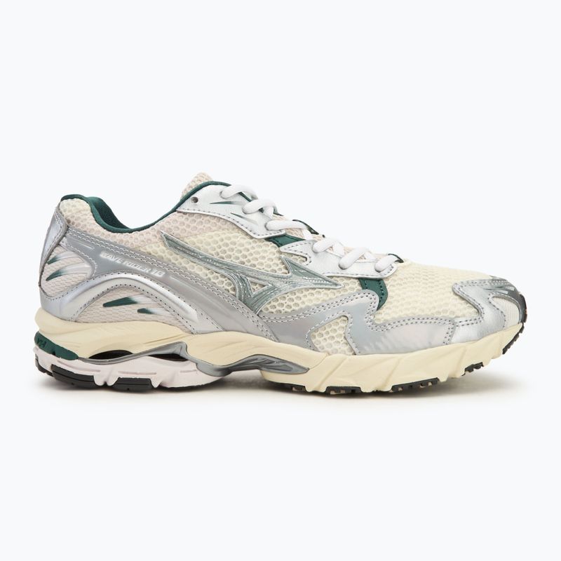Mizuno Wave Rider 10 scarpa mizsnowwhite/ ardesia/bistrogreen 2
