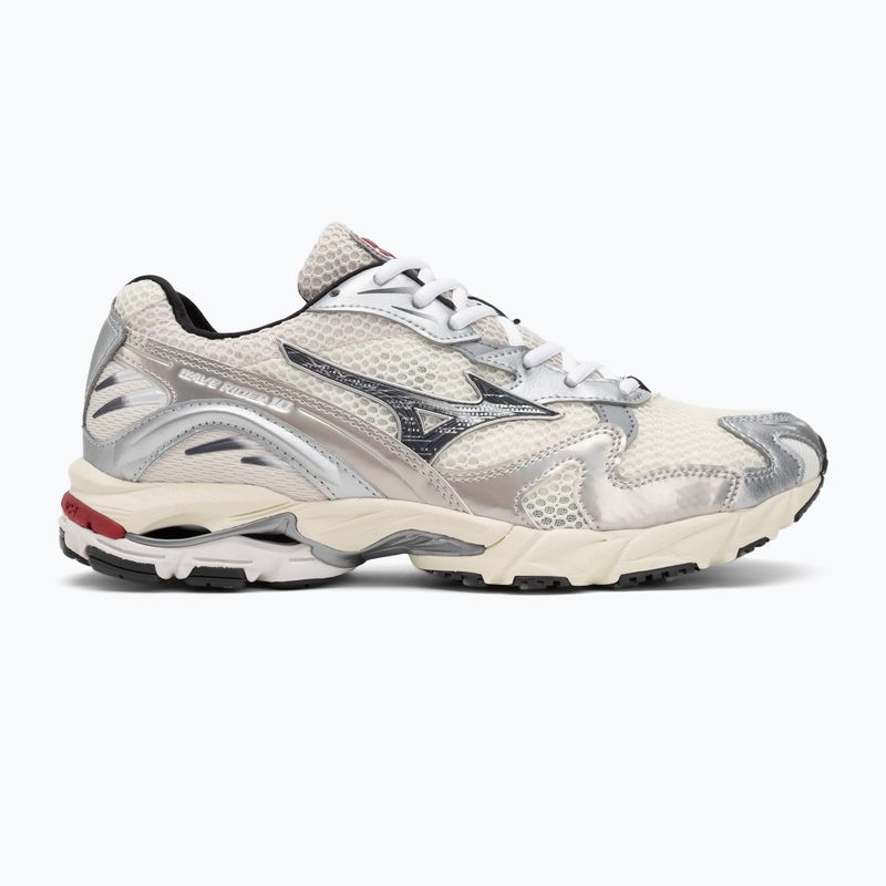 Scarpe da uomo Mizuno Wave Rider 10 mizuno neve bianca/nero sabbia/rossa 2