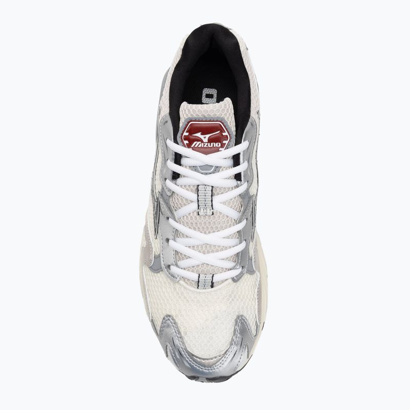 Scarpe da uomo Mizuno Wave Rider 10 mizuno neve bianca/nero sabbia/rossa 5