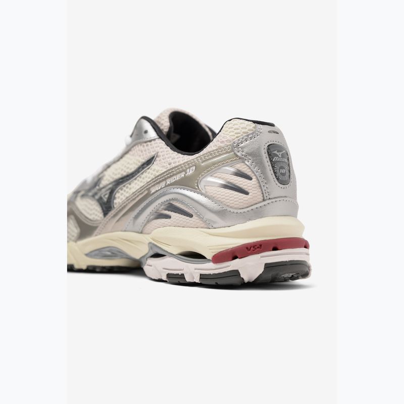 Scarpe da uomo Mizuno Wave Rider 10 mizuno neve bianca/nero sabbia/rossa 8
