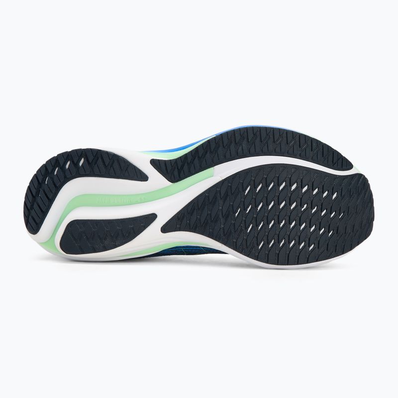 Scarpe da corsa da uomo Mizuno Wave Rider 28 vintage indigo/neo mint/blu di frontiera 4
