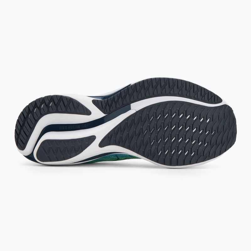 Scarpe da corsa da uomo Mizuno Wave Rider 28 neo menta/blu di frontiera/vintage 4