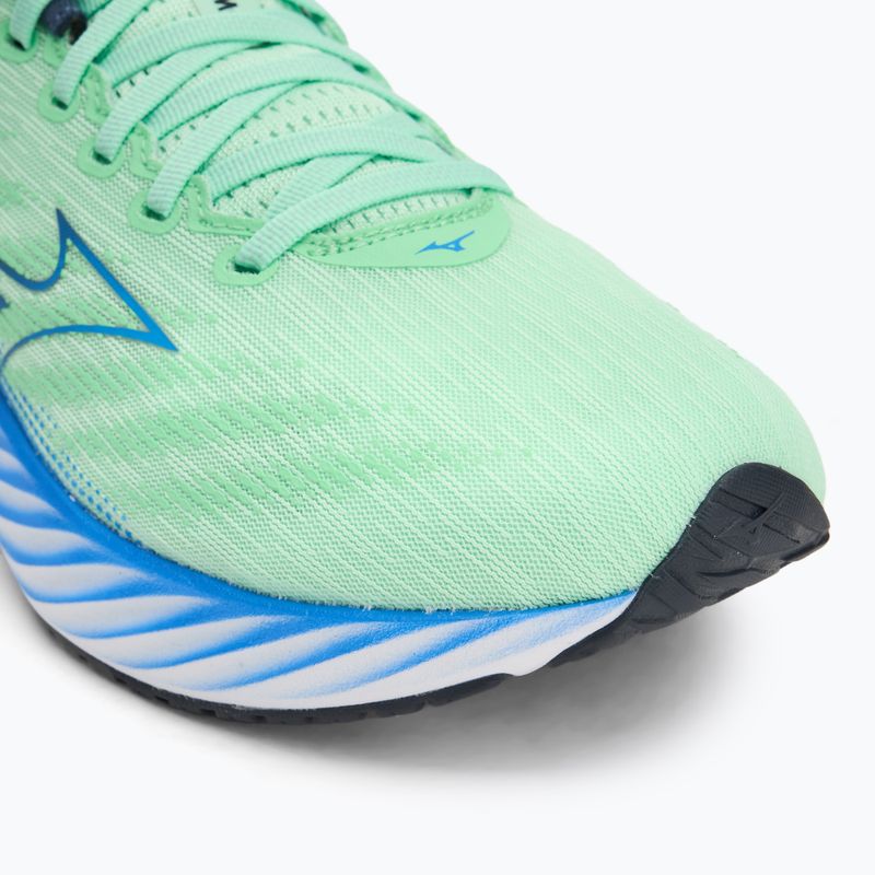 Scarpe da corsa da uomo Mizuno Wave Rider 28 neo menta/blu di frontiera/vintage 7