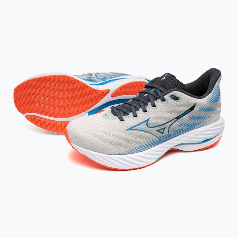 Scarpe da corsa da uomo Mizuno Wave Rider 28 nimbus cloud/blue pace/igniotion red 9