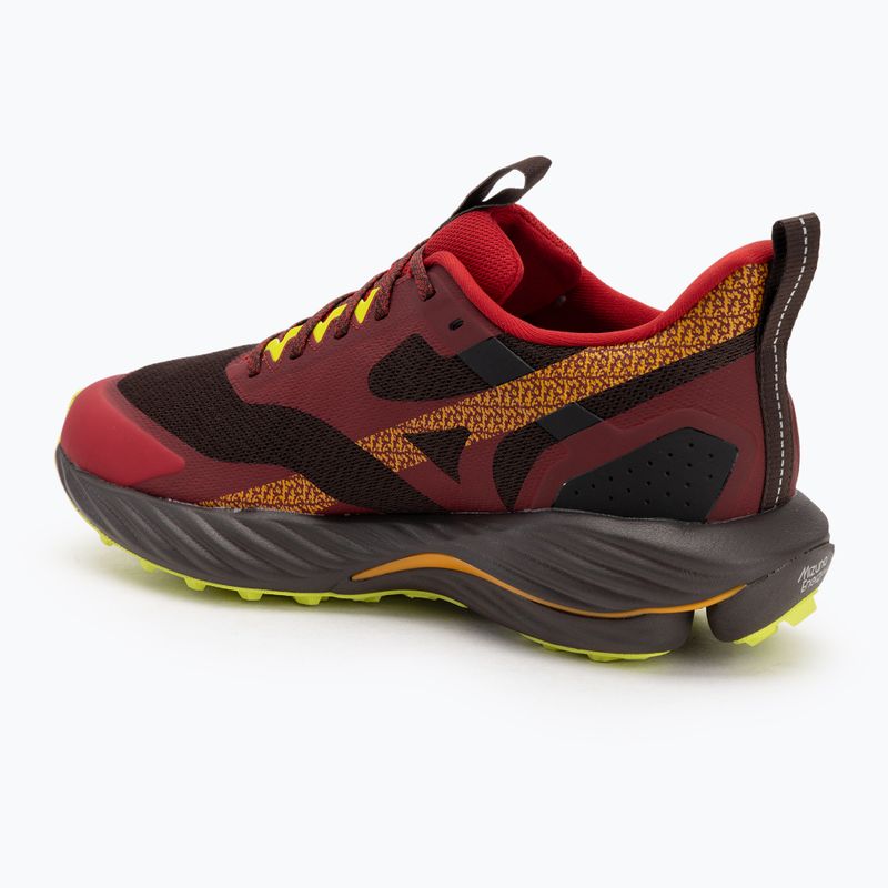 Scarpe da corsa da uomo Mizuno Wave Rider TT 2 molé/rosso ritmico/primula della sera 3