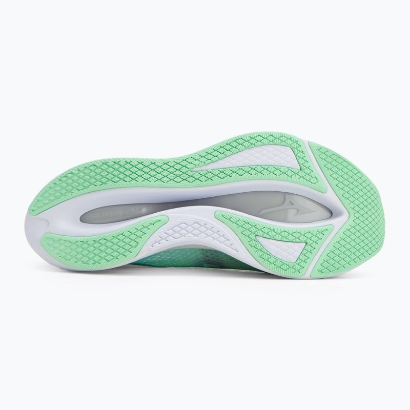 Scarpe da corsa da uomo Mizuno Wave Rebellion Flash 2 neo mint/vintage indigo/hint of mint 4