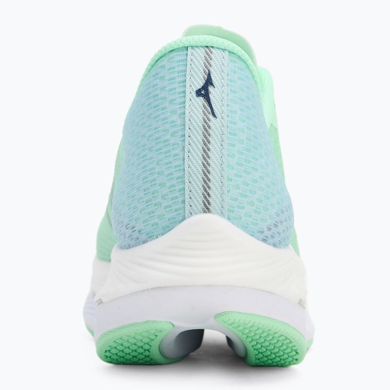 Scarpe da corsa da uomo Mizuno Wave Rebellion Flash 2 neo mint/vintage indigo/hint of mint 6