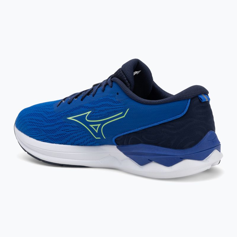Scarpe da corsa da uomo Mizuno Wave Revolt 3 Reflex blu c/geco verde/peacoat 3