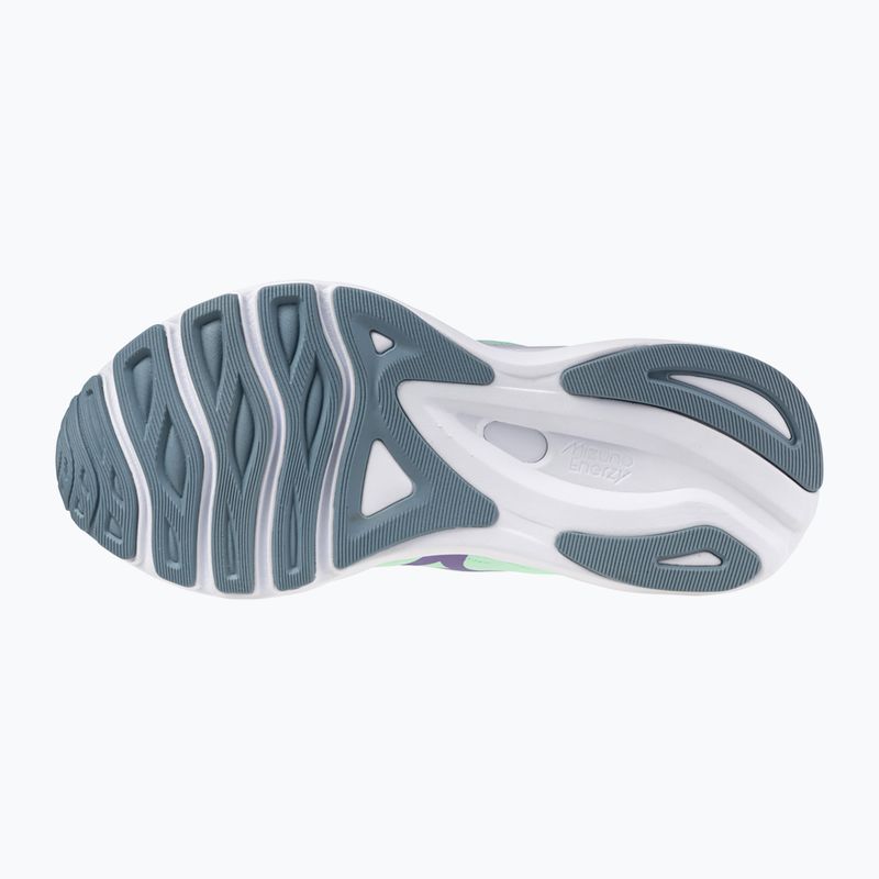 Scarpe da corsa da donna Mizuno Wave Serene neo mint/paisley purple/citadel 5