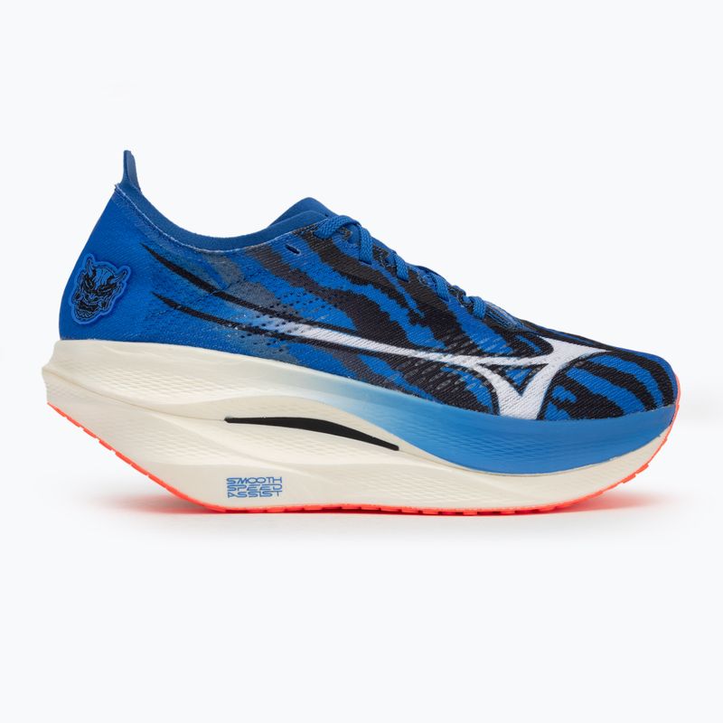 Mizuno Wave Rebellion Pro 3 accensione scarpa da corsa rosso/bianco/baseball blu 2