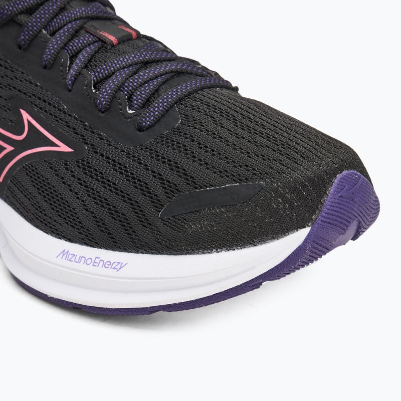 Scarpe da corsa da donna Mizuno Wave Revolt 3 nero/camelia rose/viola indaco 7