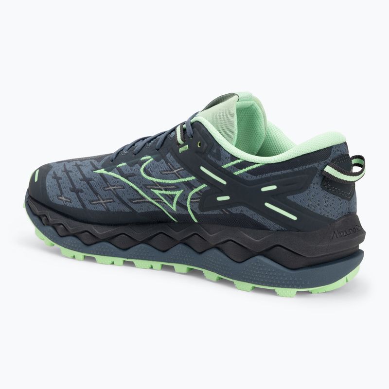 Scarpe da corsa uomo Mizuno Wave Mujin 10 vintage indigo/neo mint/india ink 3