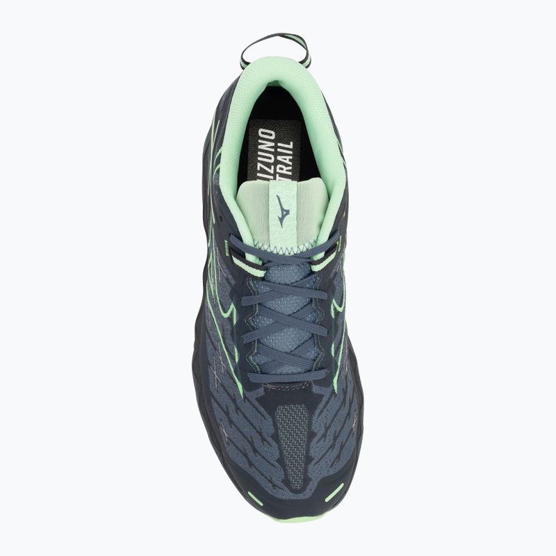 Scarpe da corsa uomo Mizuno Wave Mujin 10 vintage indigo/neo mint/india ink 5