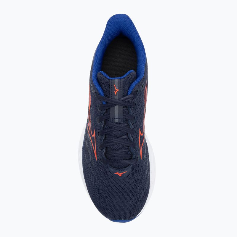Scarpe da corsa per bambini Mizuno Enerzy Rider Jr peacoat/ignitionred/ reflective blue 5