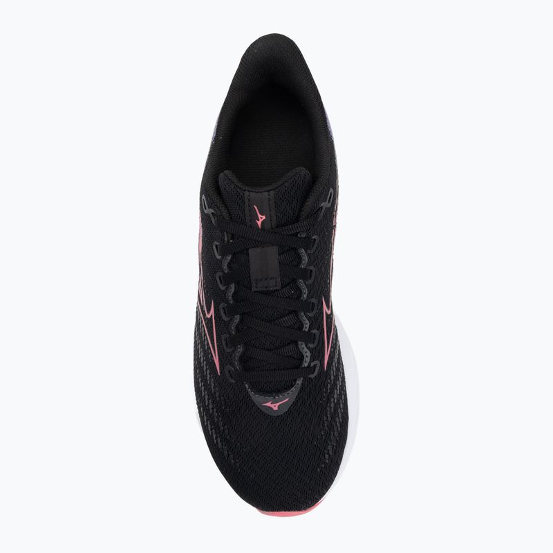 Scarpe da corsa per bambini Mizuno Enerzy Rider Jr nero/camel/rosa paisleypurple 5