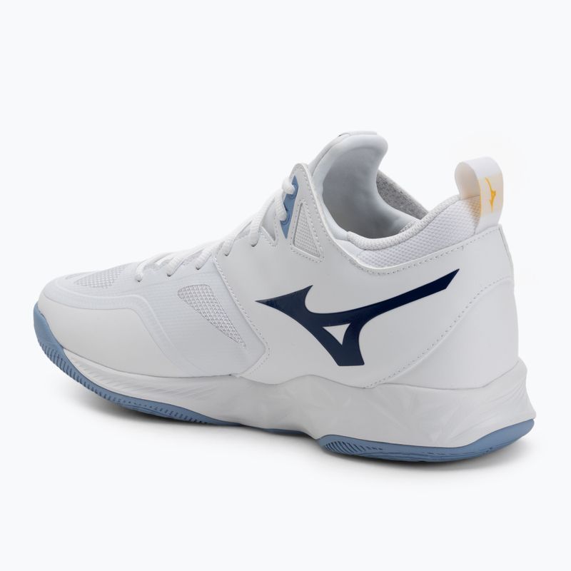 Scarpe da pallavolo Mizuno Wave Dimension Mid bianche/blu bellwether/belairblu 3