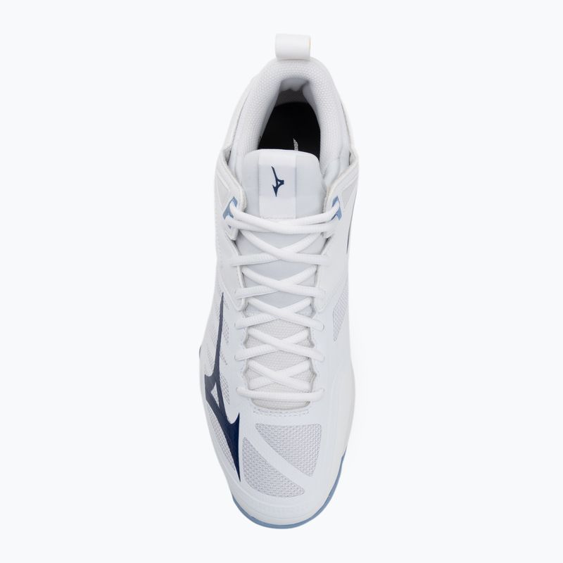 Scarpe da pallavolo Mizuno Wave Dimension Mid bianche/blu bellwether/belairblu 5