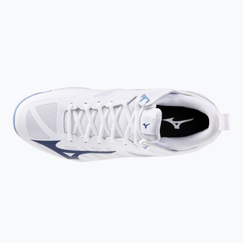 Scarpe da pallavolo Mizuno Wave Dimension Mid bianche/blu bellwether/belairblu 11