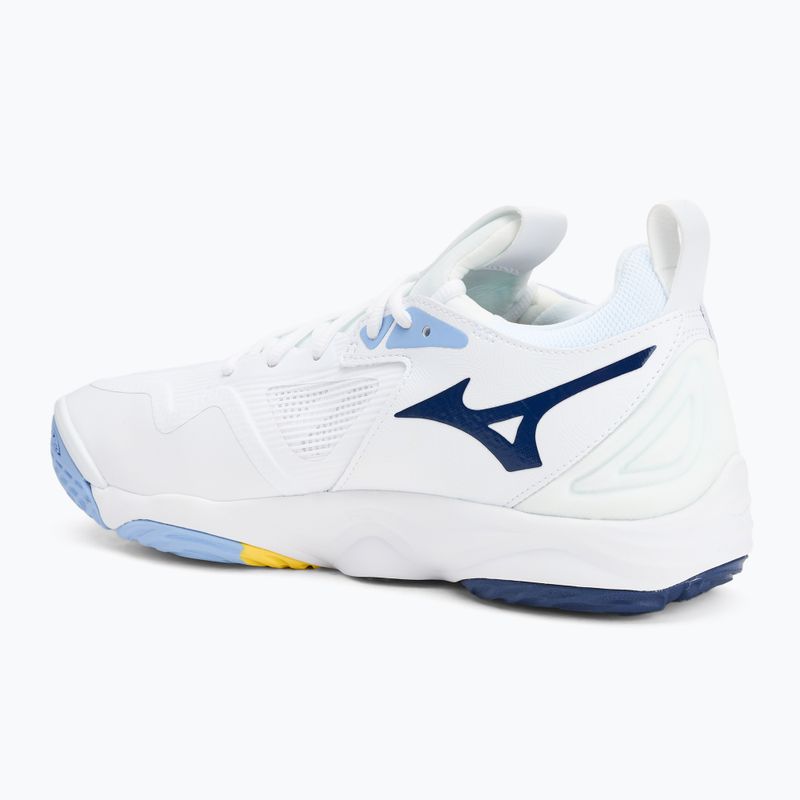 Mizuno Wave Momentum 3 scarpe da pallavolo bianco/bellwether blu/bel air blu 3